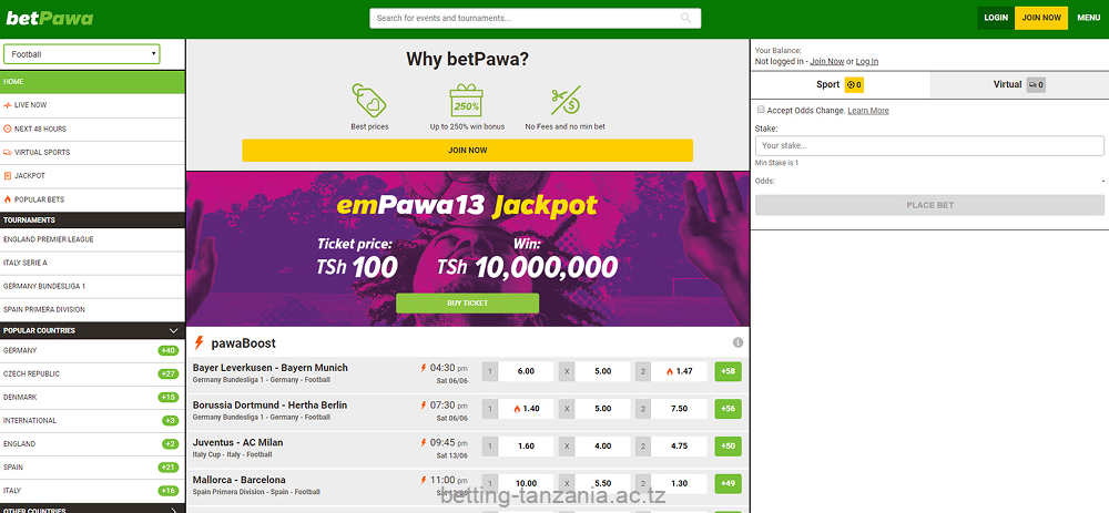 New customers are required to deposit money before they place a bet on any sport at betPawa Tanzania